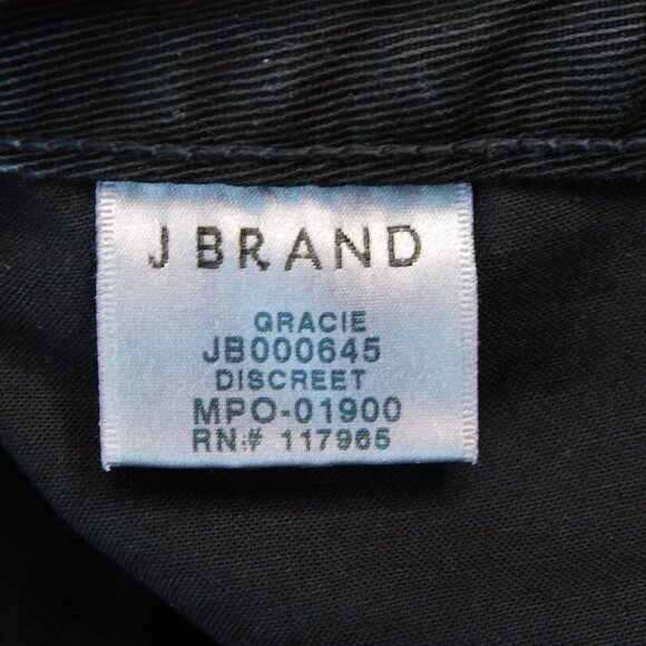 J Brand Gracie Denim Shorts | Black/Gray | High Rise | Button Fly |  EUC | 27 - Picture 7 of 10